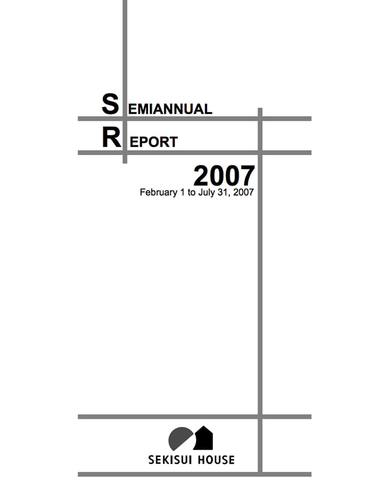 SEMIANNUAL REPORT 2007