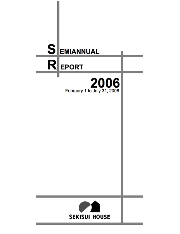 SEMIANNUAL REPORT 2006