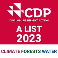 CDP「気候変動」「フォレスト」「水セキュリティ」Aリスト選定