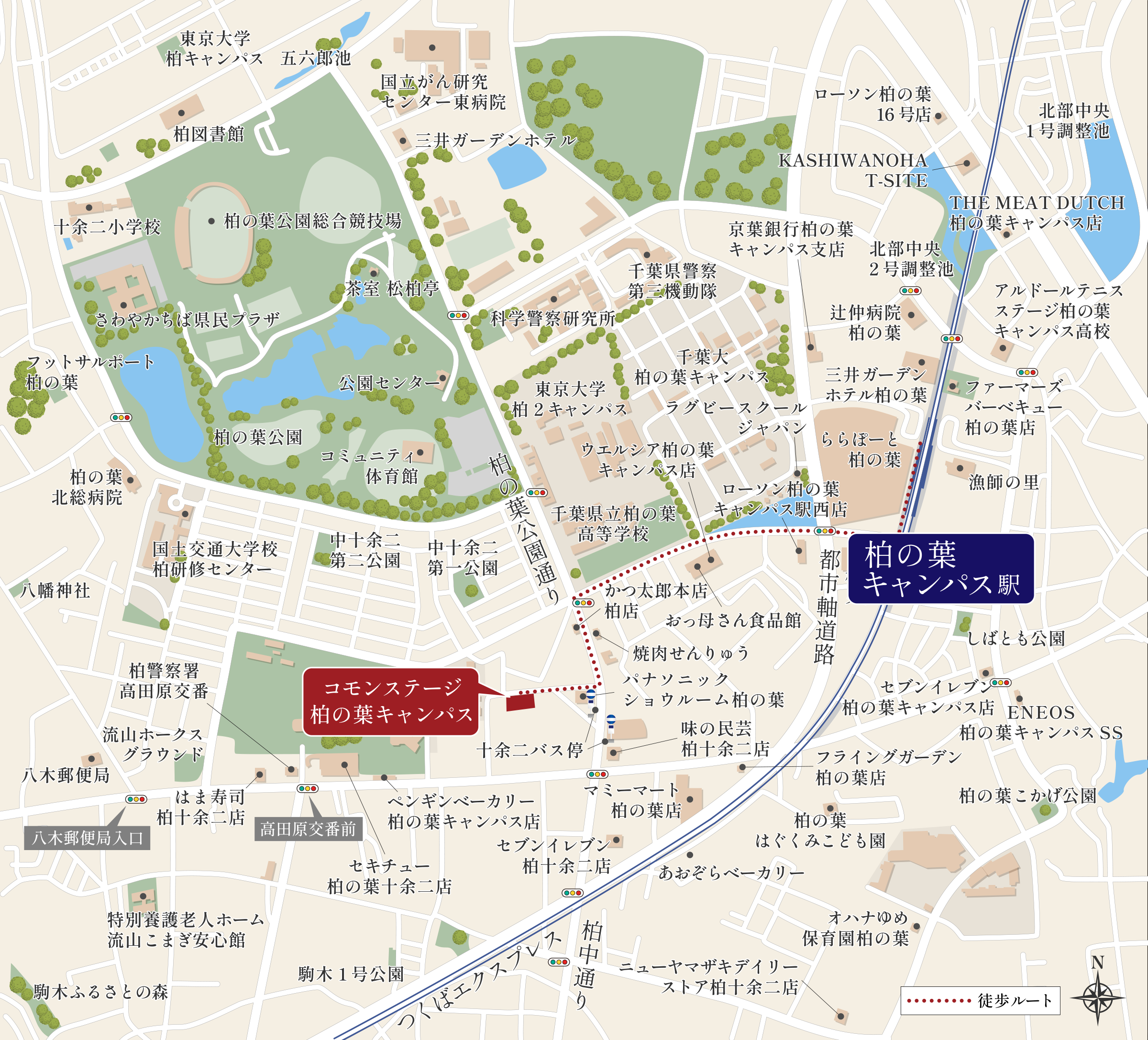 現地案内図