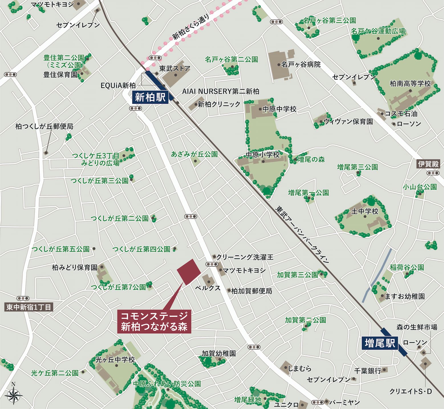 現地案内図