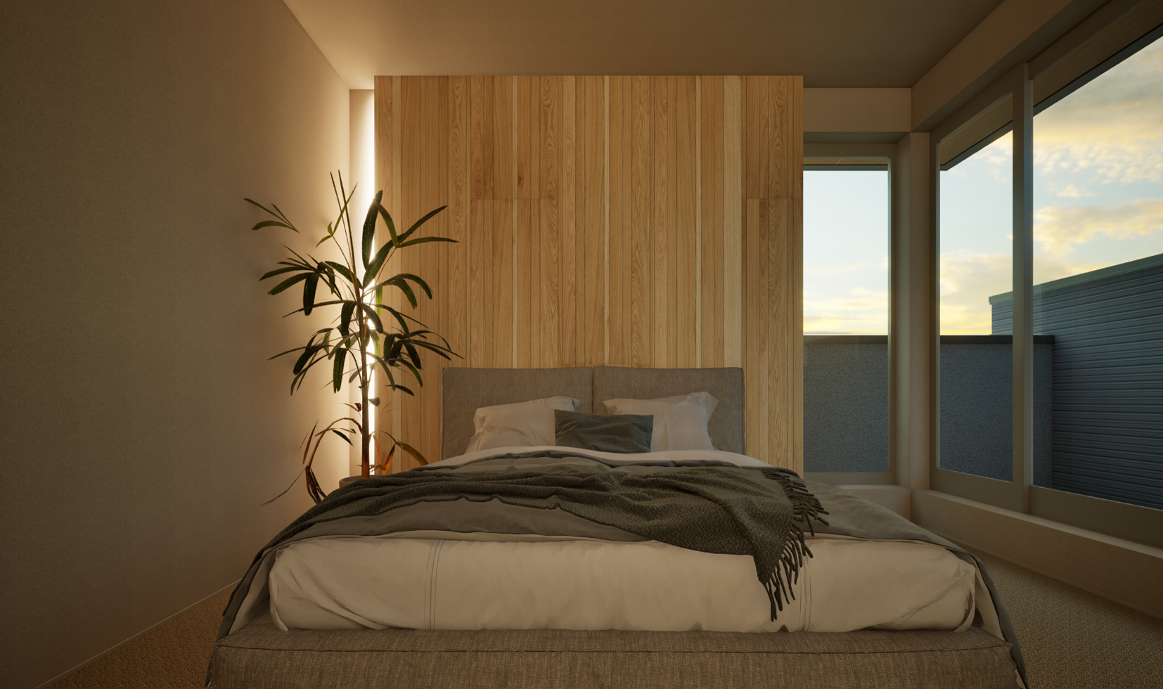 主寝室完成予想CG