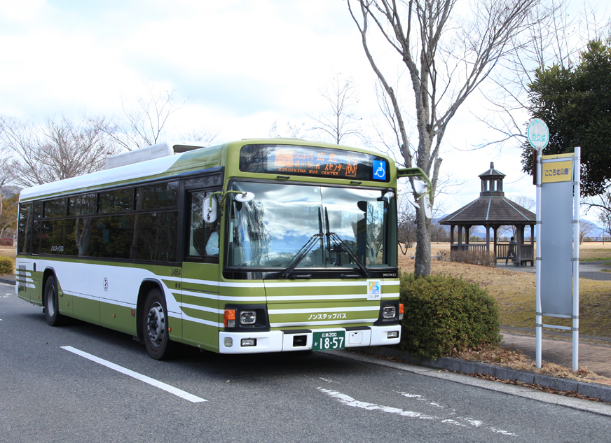 広電バス「枝垂桜通り」バス停