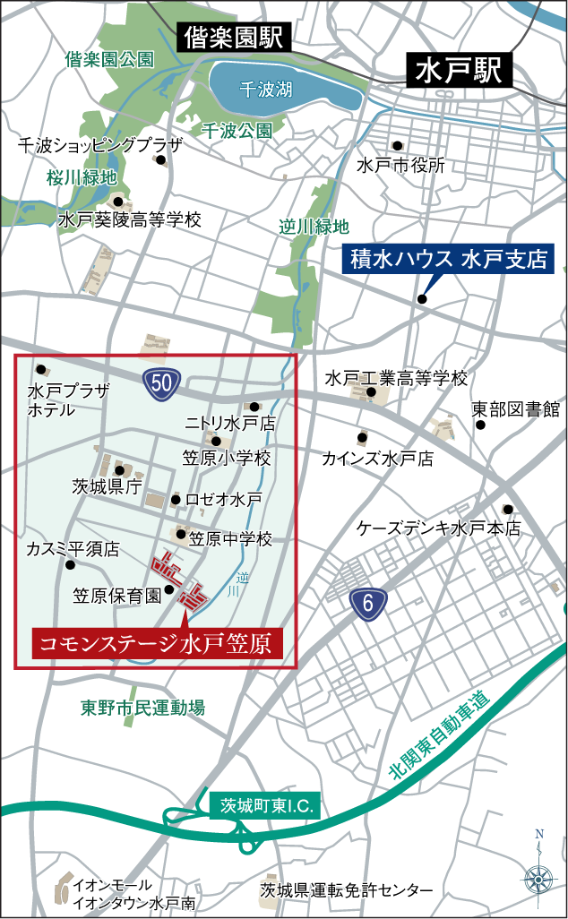 現地案内図