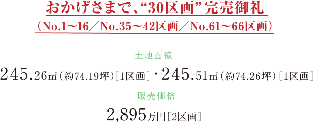 コモンステージ開成南 土地面積・販売価格