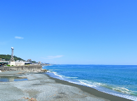 海岸線の景色