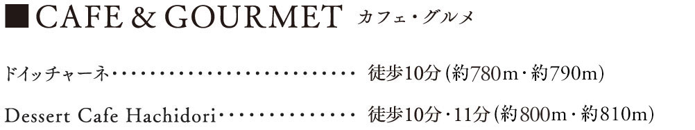 CAFE&GOURMET カフェ・グルメ