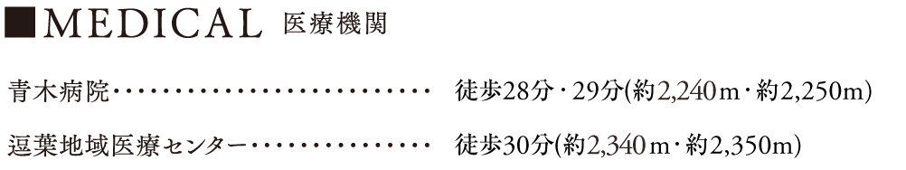 MEDICAL 医療機関