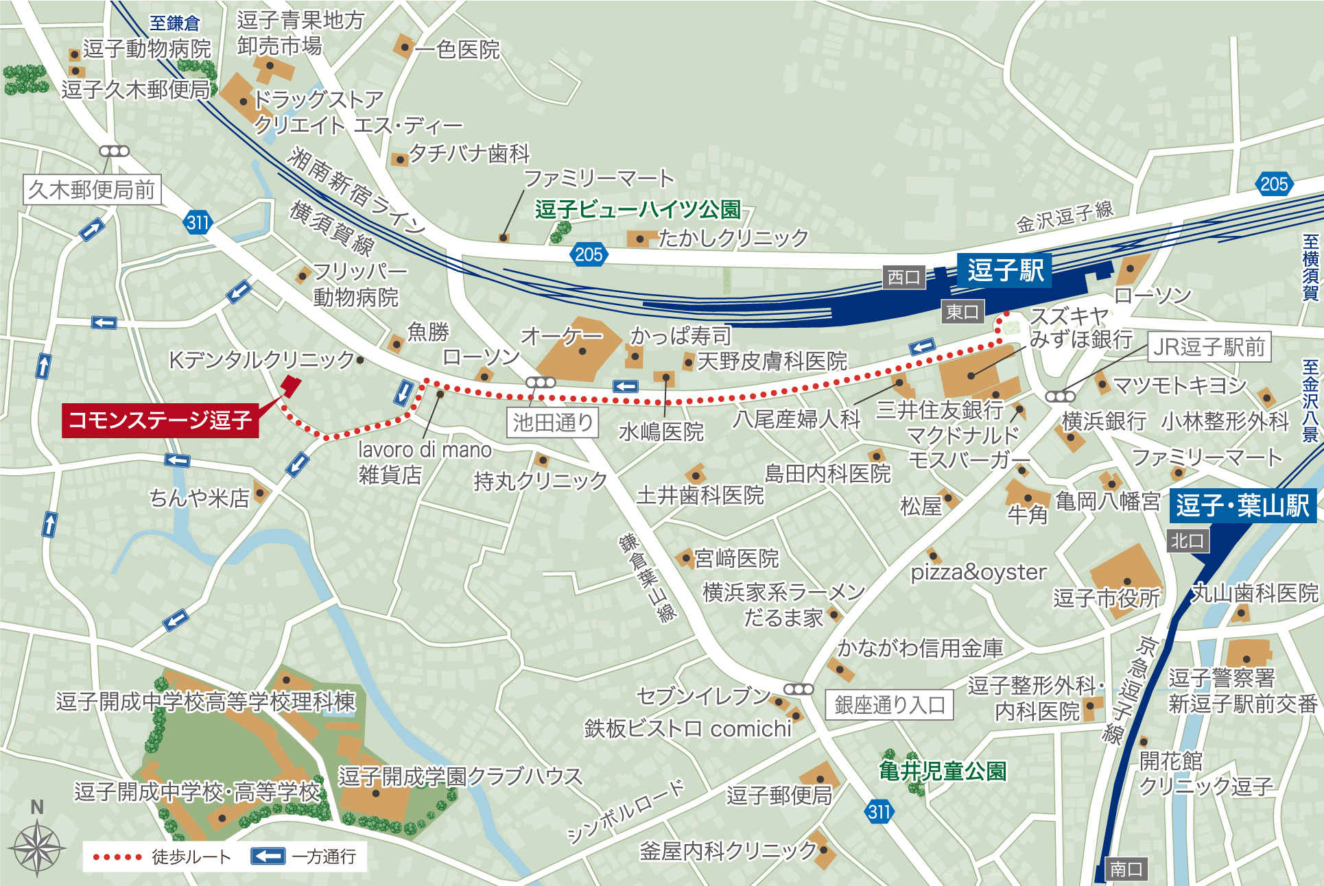 現地案内図