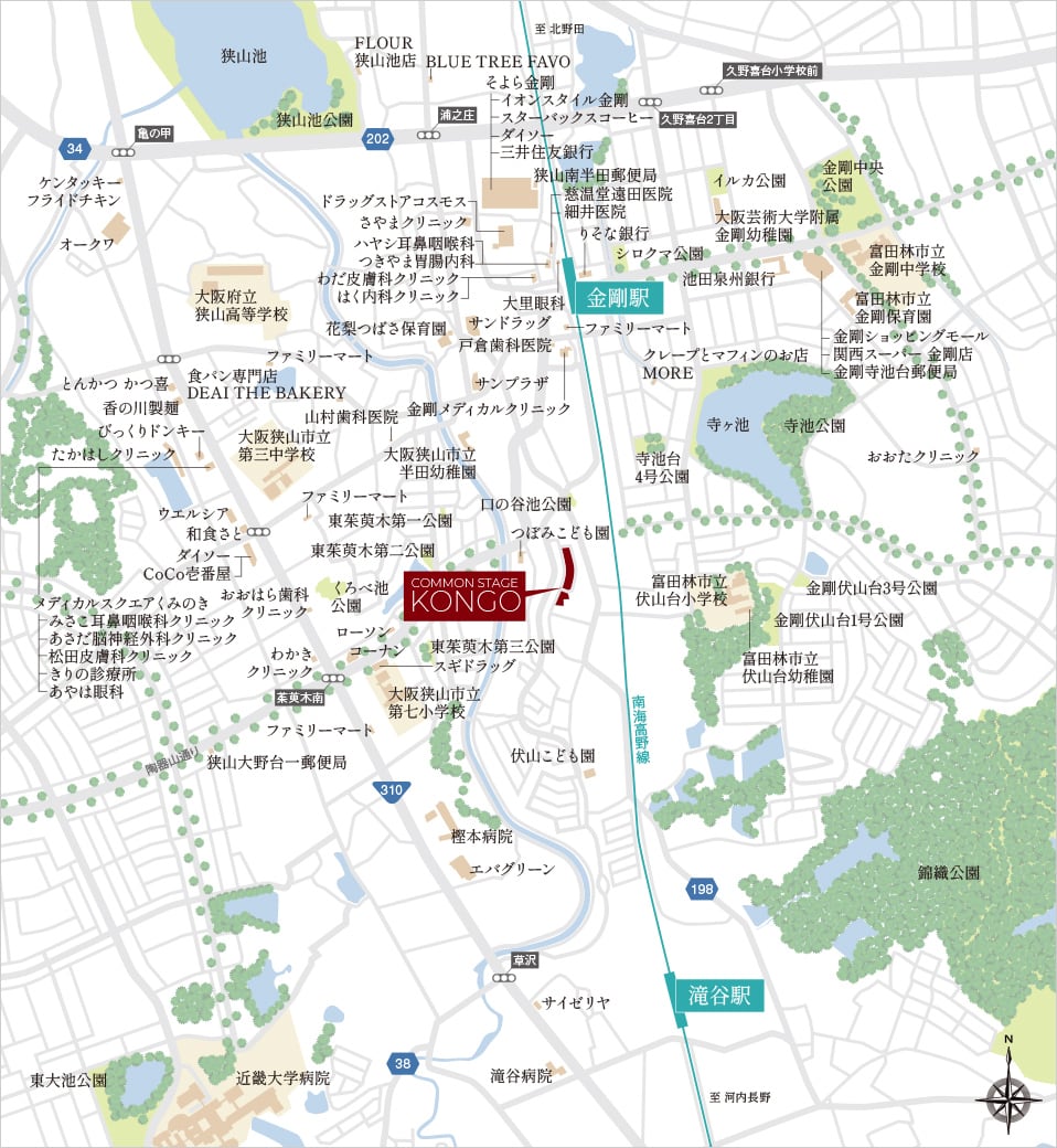 現地案内図