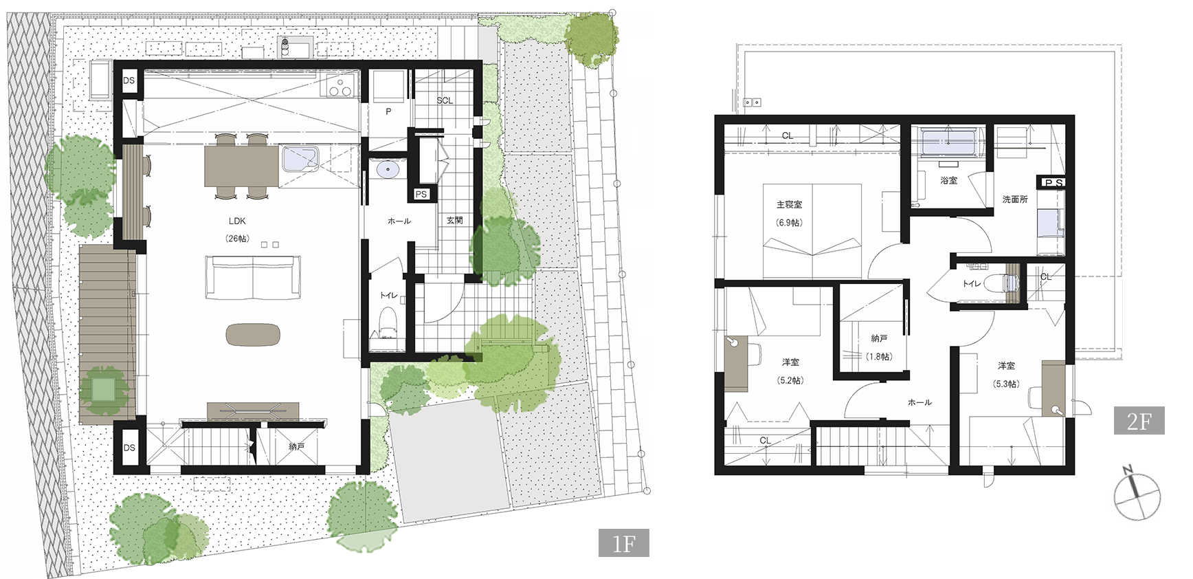 G-2号地 間取り図