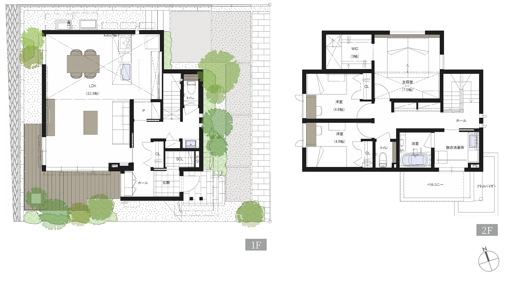 G-4号地 間取り図