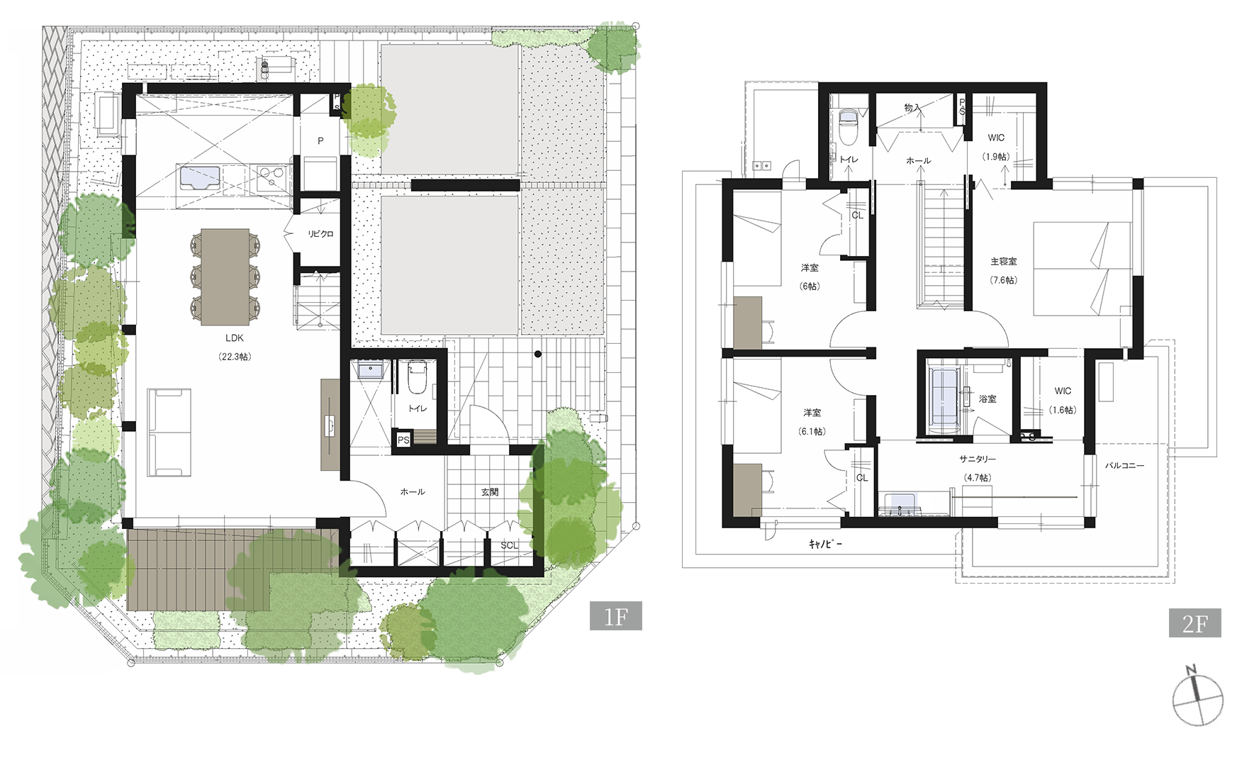 G-7号地 間取り図