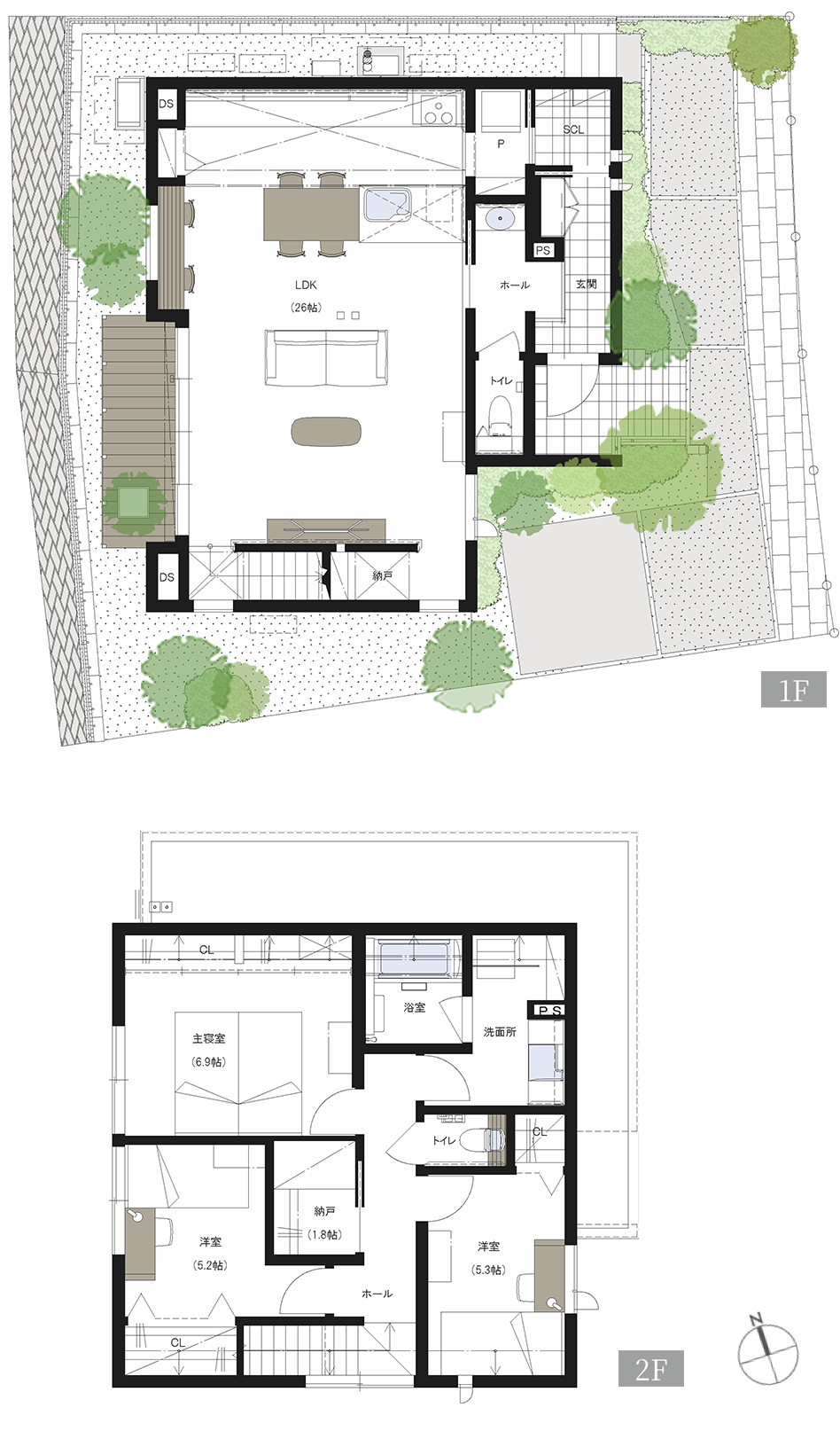 G-2号地 間取り図