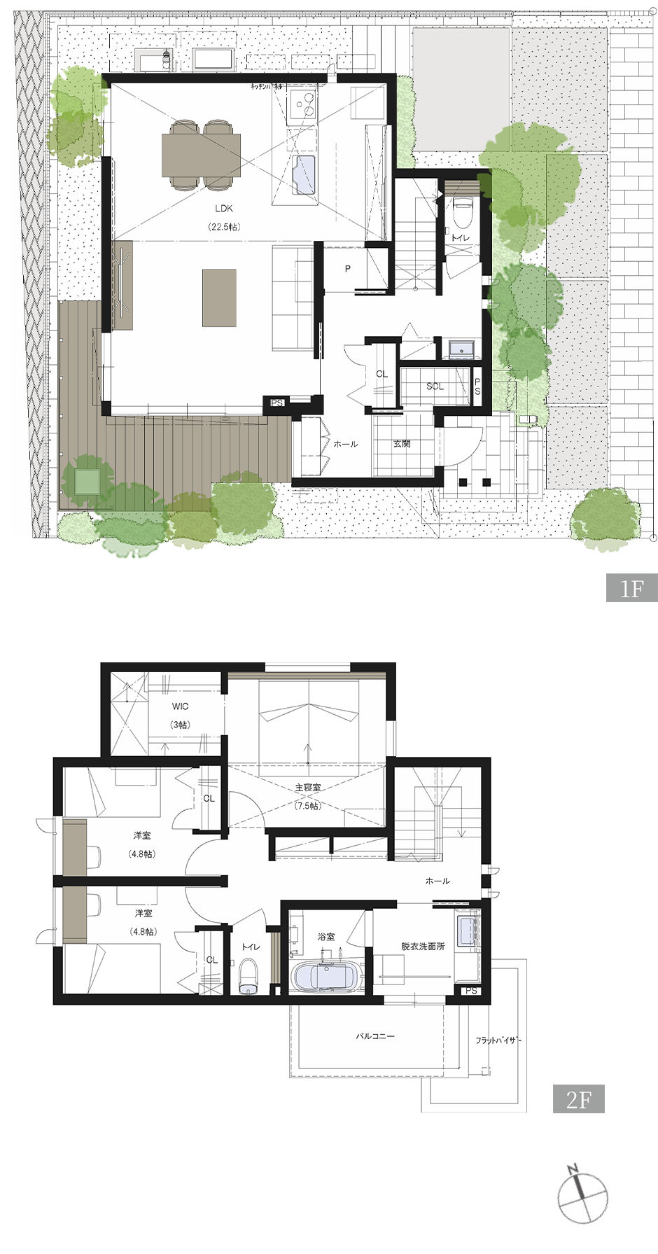 G-4号地 間取り図