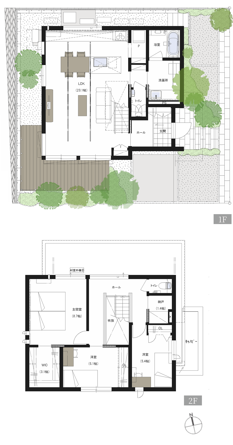 G-5号地 間取り図