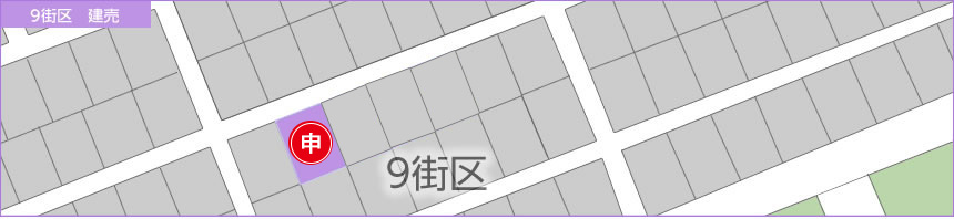 9街トモにわテラス区画図