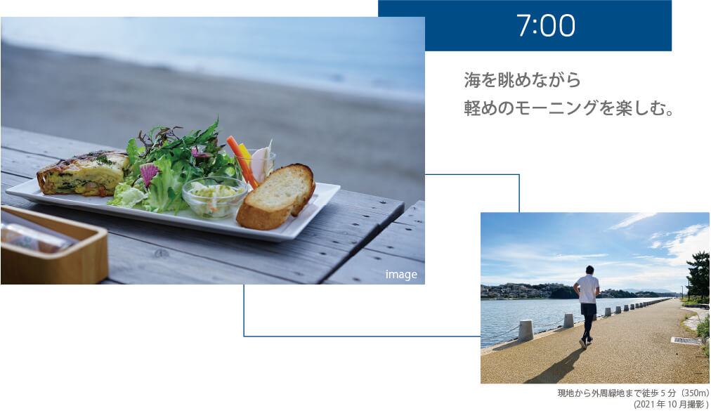 7:00 朝食風景