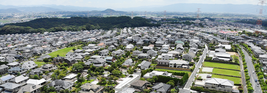 美しが丘プレステージアベニュー空撮
