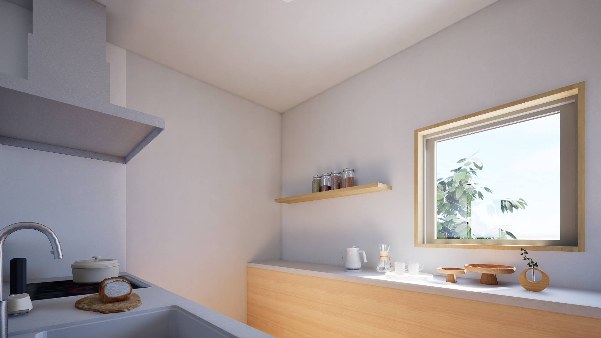 6号棟完成予定内観パース