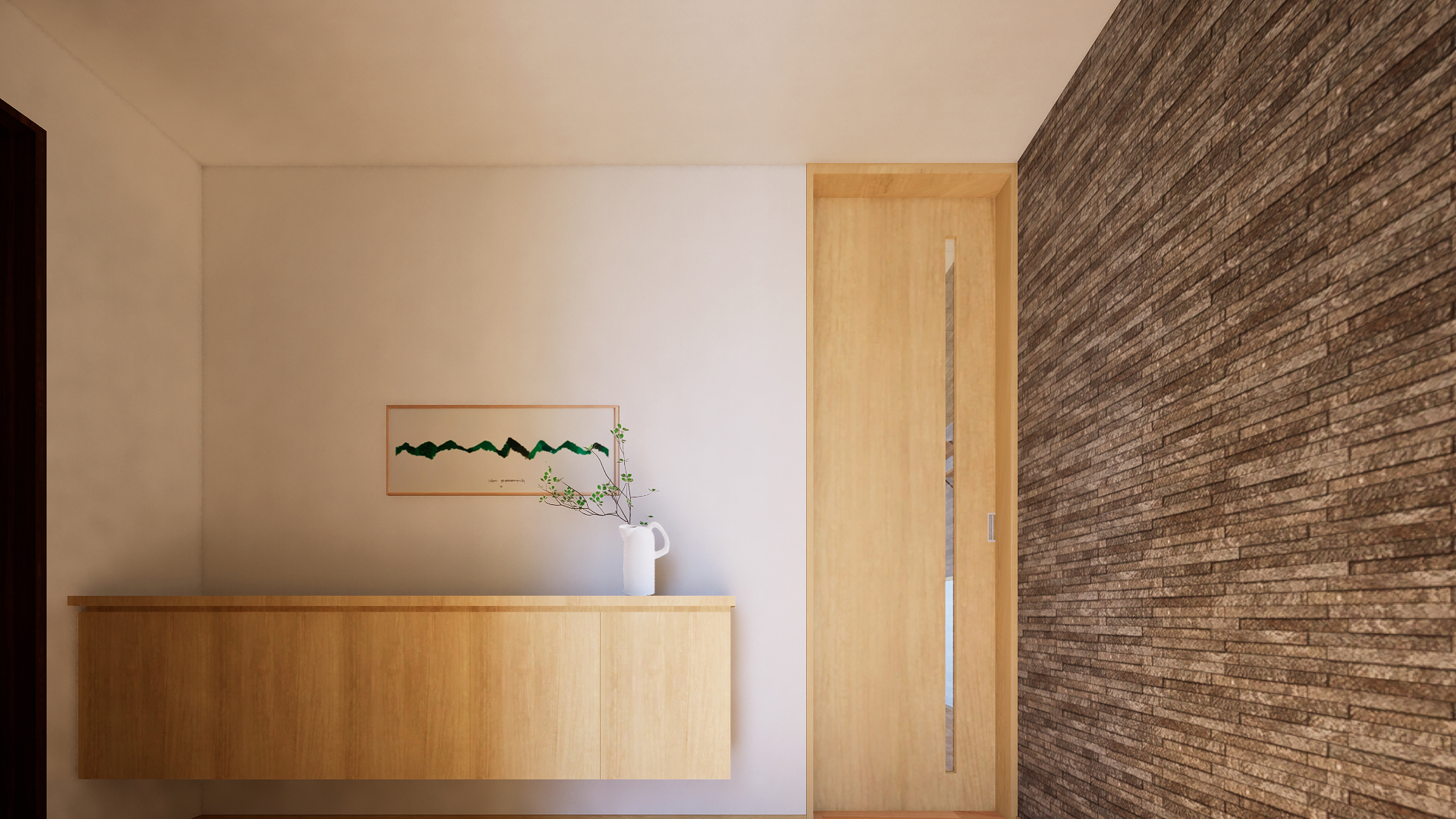 6号棟完成予定内観パース