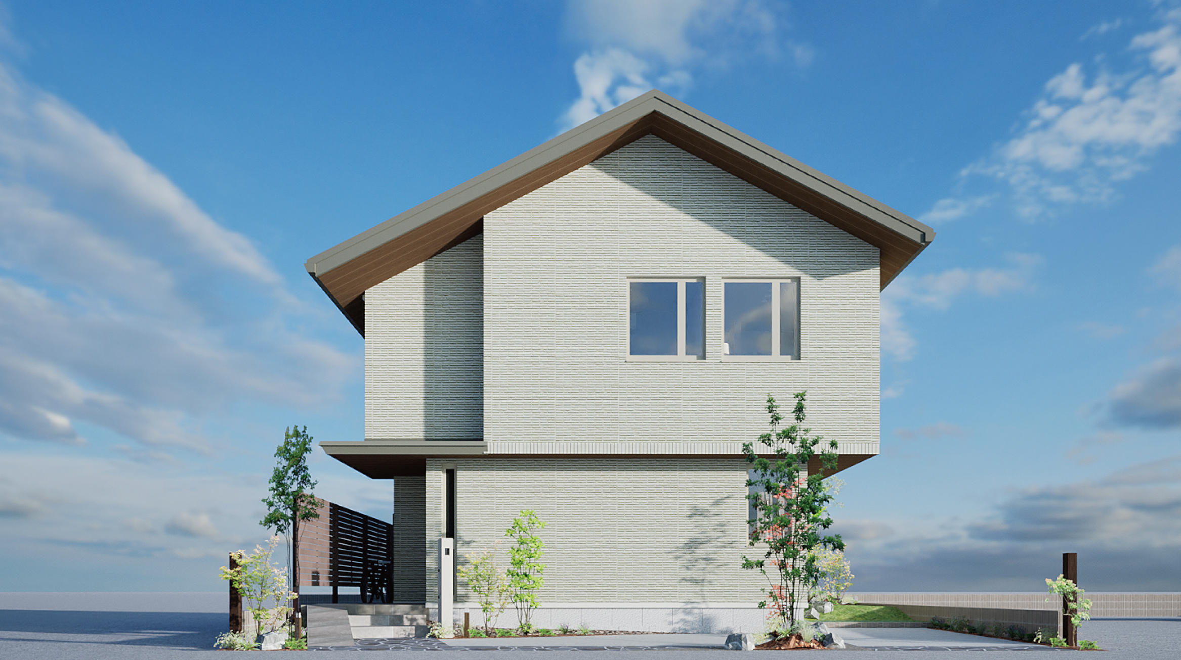 完成予定外観パース