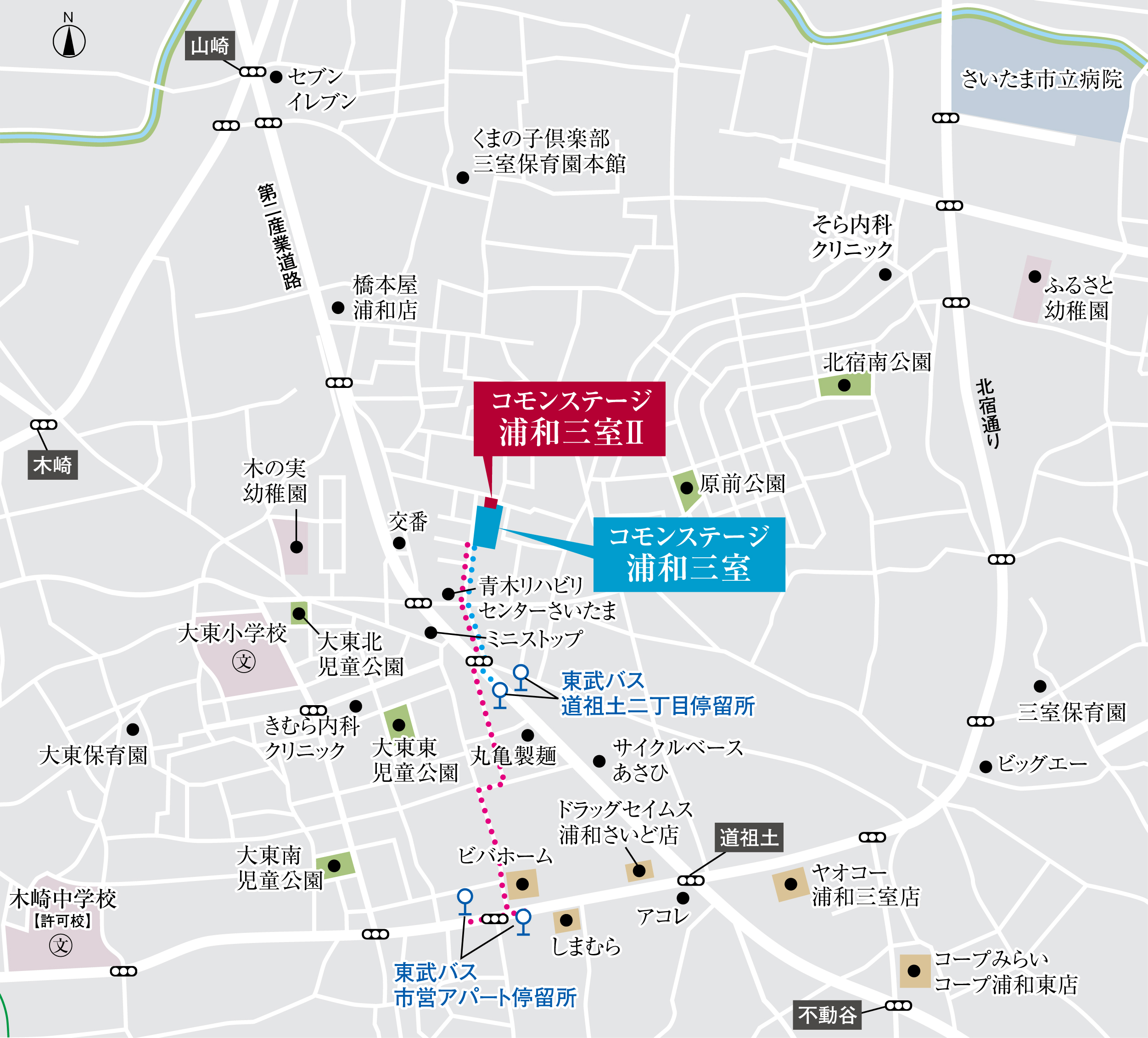 周辺拡大図