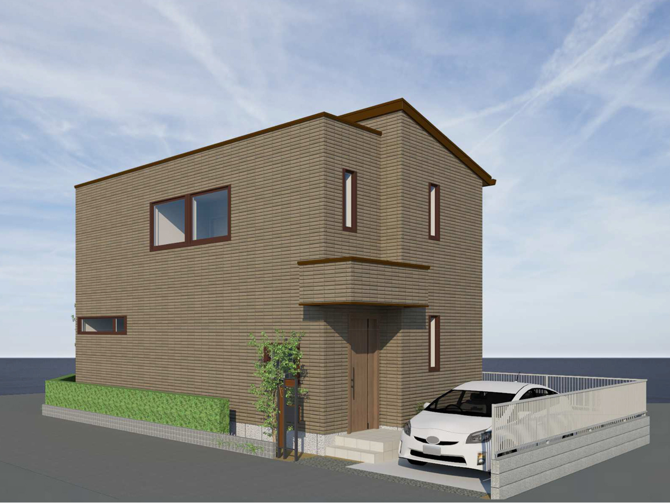 完成予定外観パース