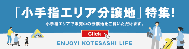 「小手指エリア分譲地」特集！