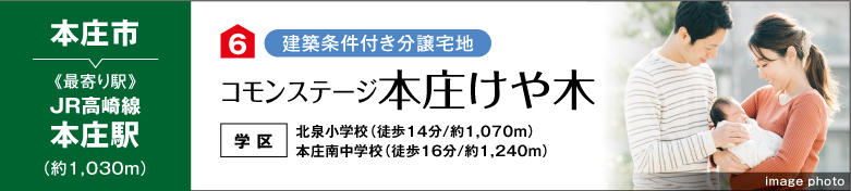 コモンステージ本庄けや木（建築条件付き分譲宅地）
