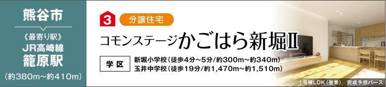 コモンステージかごはら新堀Ⅱ（分譲住宅）