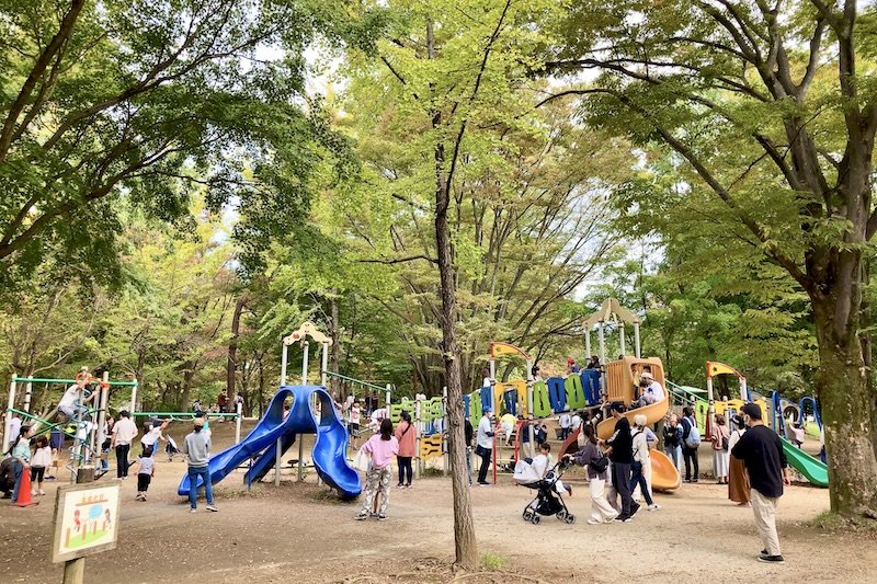 埼玉県所沢市・「所沢航空記念公園」の子ども広場