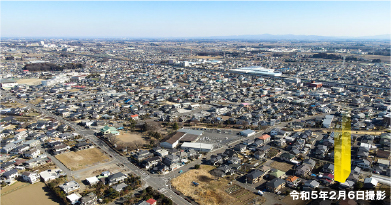 現地空撮 令和5年2月6日撮影