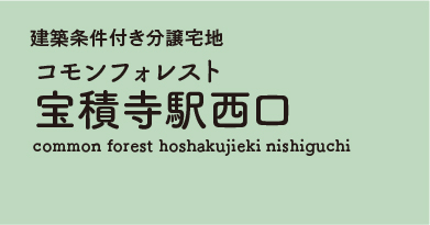 コモンフォレスト宝積寺駅西口 分譲宅地