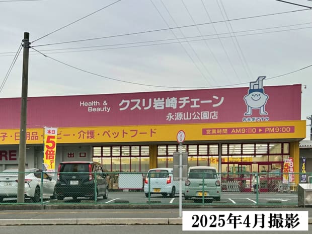 クスリ岩崎チェーン永源山公園店