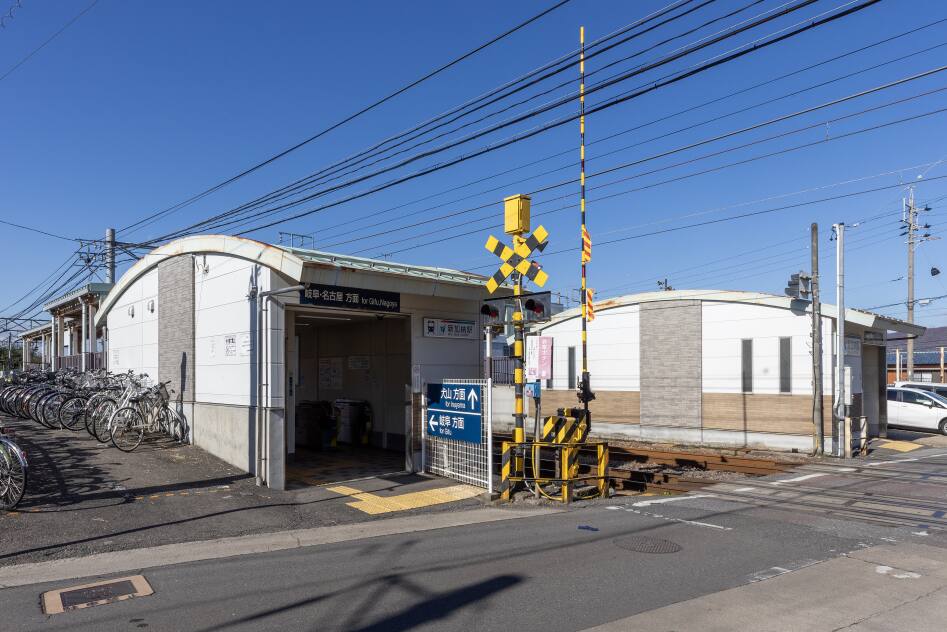 名鉄各務原線「新加納」駅