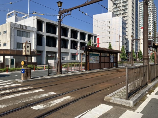 豊橋鉄道市内線　新川駅