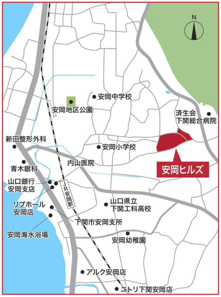 ワンピなど最旬ア！ 岡山県岡山市中心部2(旭川東) B4判 住宅