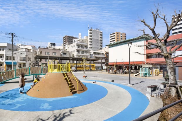 神明都電車庫跡公園