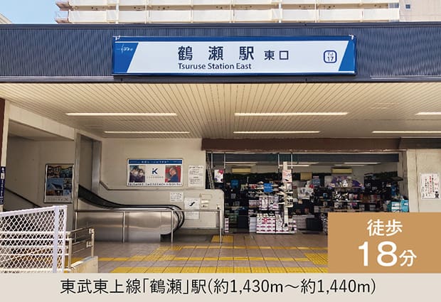 東武東上線「鶴瀬」駅