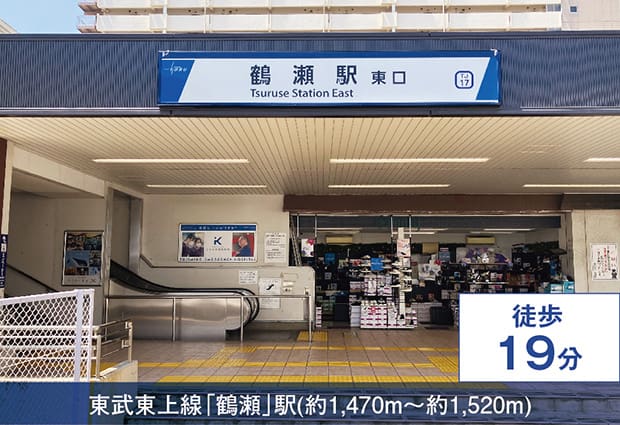 東武東上線「鶴瀬」駅