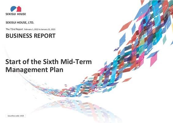 BUSINESS REPORT(The 72nd Report) BUSINESS REPORT(The 72nd Report)
