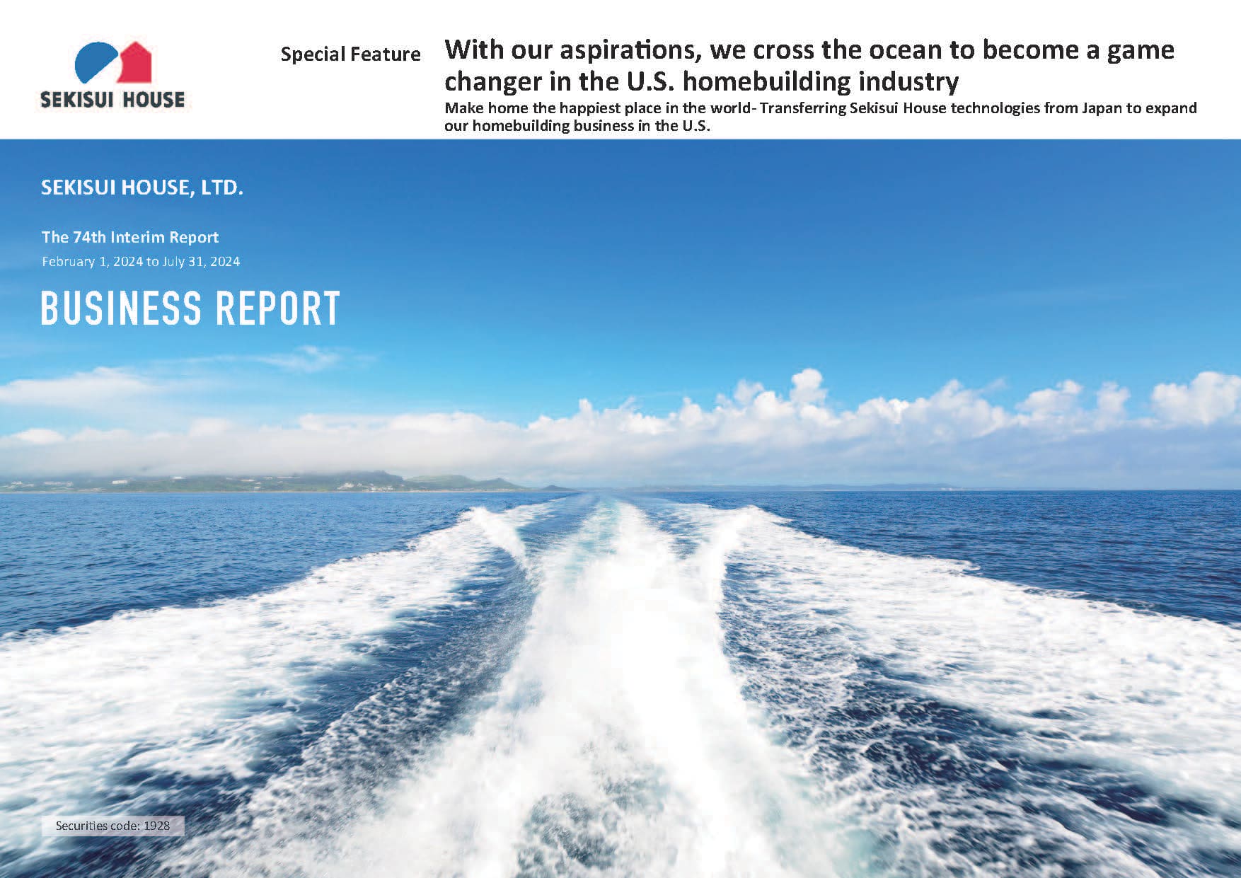 BUSINESS REPORT(The 74th Interim Report) BUSINESS REPORT(The 74th Interim Report)