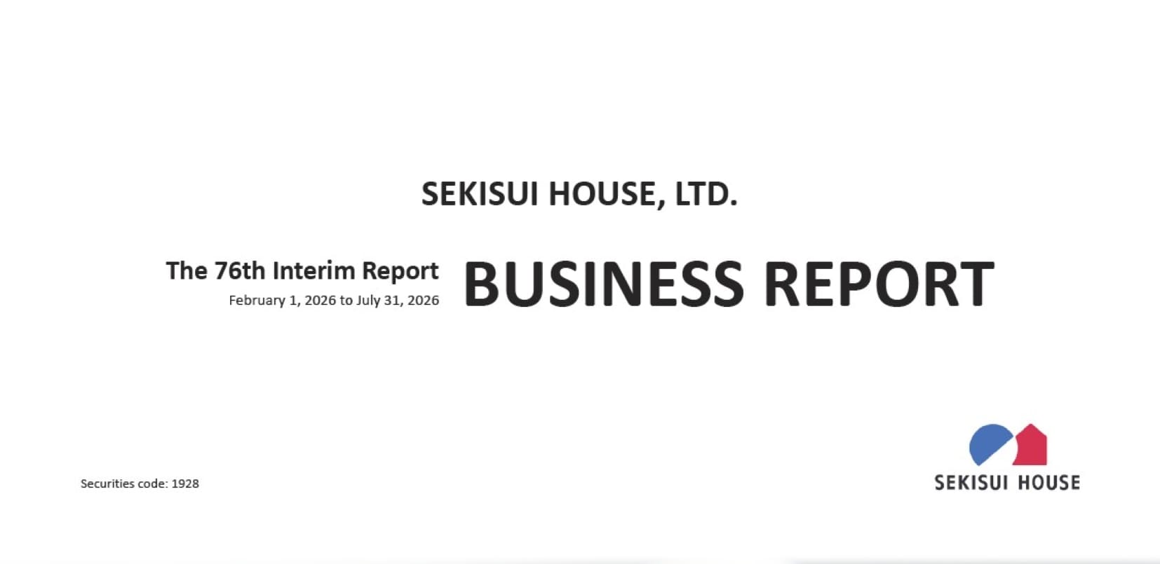 BUSINESS REPORT(The 76th Interim Report)