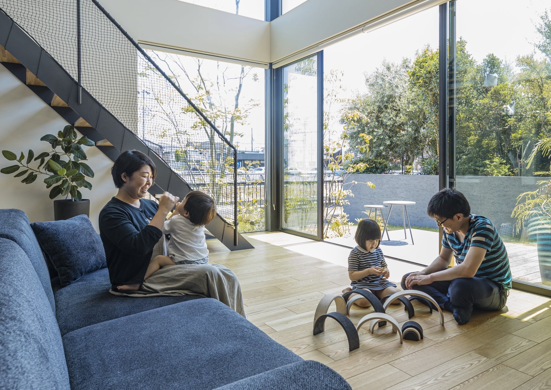 家族の暮らしの変化を包み込む、フレキシブルでゆとりある住まい