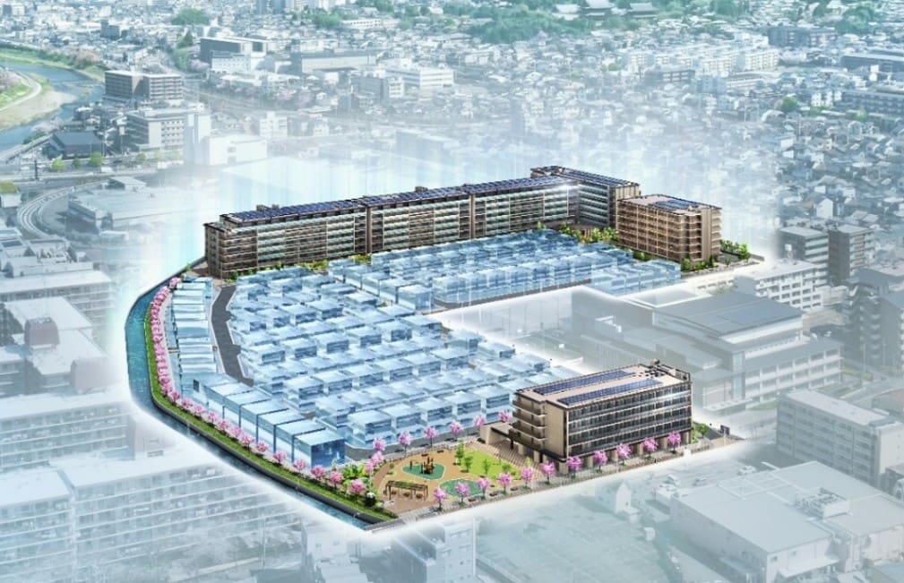 京都市伏見区「伏見工業高等学校跡地」および「元南部配水管理課用地」における大規模街区開発事業 京都では初の「脱炭素先行地域」にお ける4ha 超の大規模な複合開発 街の名称が 『KYOTO  COCO  CITY』 に決定しました 京都市との基本協定締結（2023 年）を経て「次世代脱炭素街区」と 「産学公民の共創による参加型の先進 的なタウンマネジメント」が本格始動