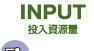 INPUT（投入資源量）