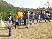 ビオトープの予定地にセグロセキレイを発見