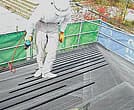 廃プラスチックを瓦桟としてリサイクル