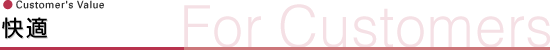 快適